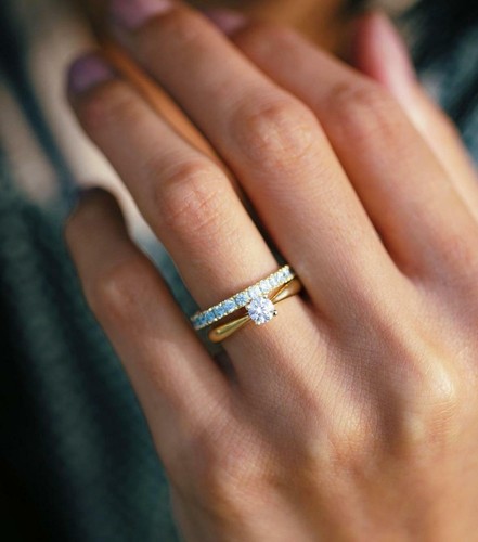 Zwei diamanten ringe set - zwei, 33