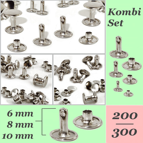 Kombi set hohlnieten 6mm 8mm - hohlnieten,