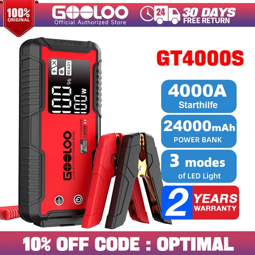 Gooloo gt4000s auto starthilfe - gt4000s,