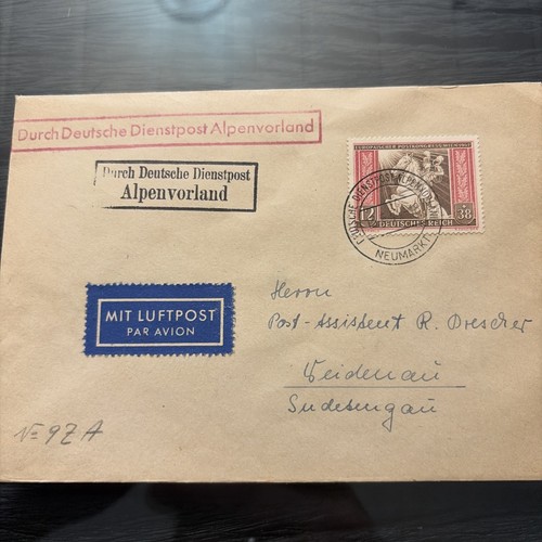 Beleg deutsche dienstpost - beleg,