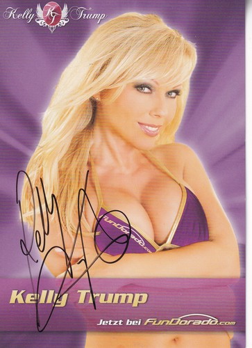 Autogramm kelly trump - autogramm,