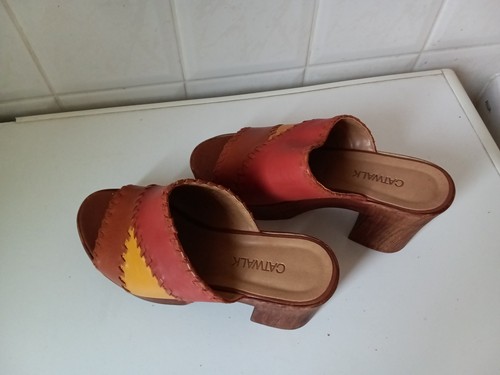 Catwalk damenschuh holz - damenschuh,