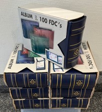 Leuchtturm 800513 Brief-Album blau gebraucht für 100 Briefe oder FDC´s UVP 22,99