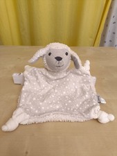 Schmusetuch Kuscheltuch Sterntaler weiß graues Schaf mit Sternen Motiv Schnuffel