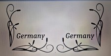 Dekor Aufkleber Germany LKW