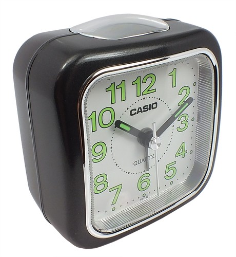 Casio wecker analog - analog, schwarz