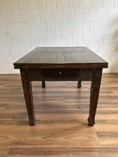 Antiker Holztisch Esstisch Besprechungstisch Ausziehbar 115-214cm
