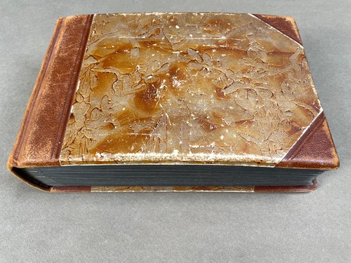 Fotoalbum leder mit 191 - 191, s/w