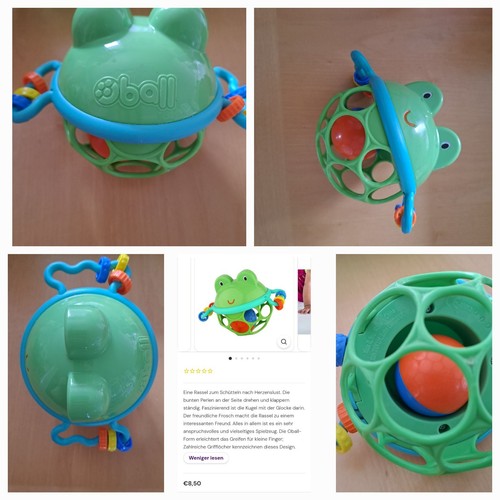 Oball frosch rassel - frosch,,