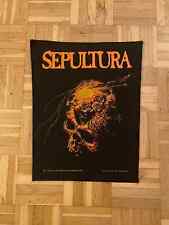 Heavy Metal Sepultura "Beneath the Remains" Vintage original Backpatch Kutte