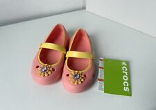 NEU Crocs Keeley Petal Ballerina Gr. C 8 (24/25) Melon Sunshine Orange Schuhe