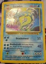 Garados 6/102 Basis Set Holo Vintage Karte Deutsch VG Pokemon
