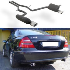 ULTER Duplex Sportauspuff Mercedes E-Klasse W211 ab Bj.01 re li je 1x120x80 oval