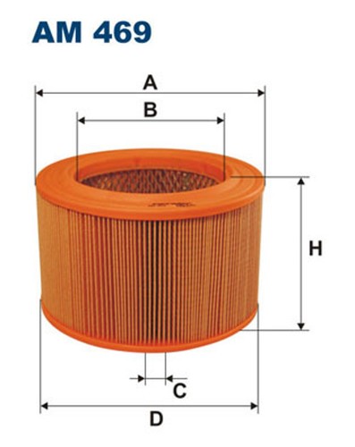 Luftfilter filtron 469 - am,