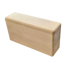Yoga Block Birkenholz Ziegel