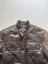 Schöne Belstaff Vintage Lederjacke Braun Größe.L KP1,499,00 EUR