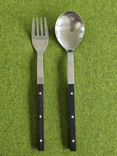 Vintage mono besteck - 2x, e