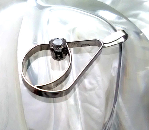 Anhänger silber 925 diamant - silber,