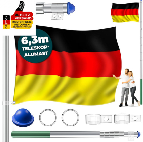 Kesser teleskop fahnenmast - kesser®,