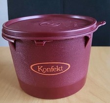 Tupperware Konfekt Vorratsdose Weinrot / Dunkel Vorratsbehälter 