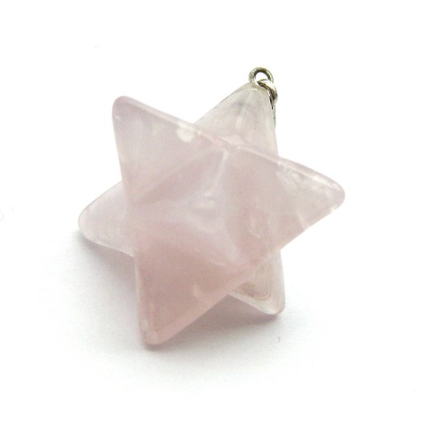 Merkaba rosenquarz mit - 2, cm