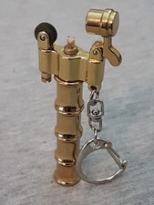 Benzinfeuerzeug Steampunk Liftarm Messing Brass gold Boxer retro vintage neu 