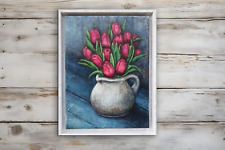 Wandbild rustikal Blumen