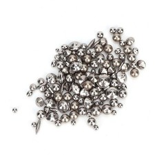 1 Tasche Hochwertige Edelstahl Polierkugeln Schmuck Gold Polierwerkzeug NTS
