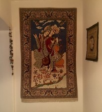 Carpet Collection,Rug Isfahan 99x160,Bildmotiv (Layla & Majnun), Top Design 