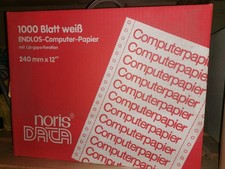 Endlos-Computer-Papier 240mm x