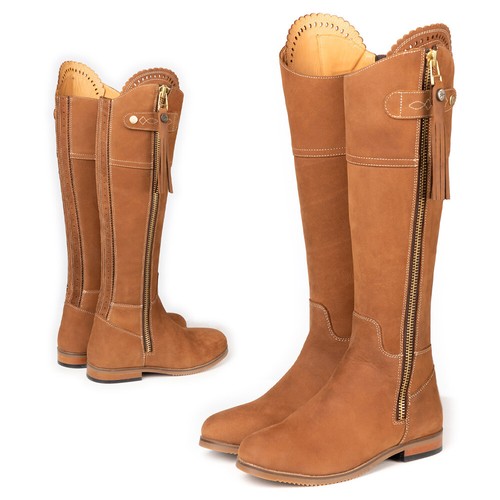Damen hohe lederstiefel - damen,