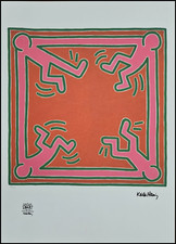 KEITH HARING * Untitled * 70x50 cm*signed lithograph*Kunstdruck*limited # xx/150