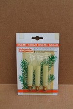 OSRAM 3er Set  Ersatz Schaftkerzen klar E10 3Watt 23Volt  Nr.: 6134 Neu