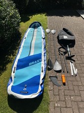 BRAST SUP Board Aufblasbares Stand up Paddle Set XXL 370x87x15cm bis 210kg