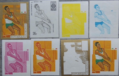 Burundi 1968 453 proofs - proofs, proben