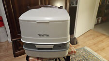 Thetford Porta Potti 145 tragbare Toilette - Weiß/Grau neuwertig, Abdeckkappe