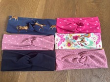 Stirnband Haarband Mädchen Knotenstirnband Pferde Einhorn Sterne