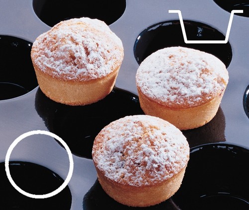 Minimuffinform backmatte aus - backmatte,,