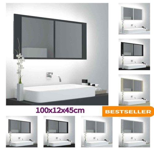 Led spiegelschrank 100x12x45cm - led,