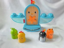 Fisher Price Wippe Stapel & Schaukel Vögelchen Babyspielzeug Lern Motorik