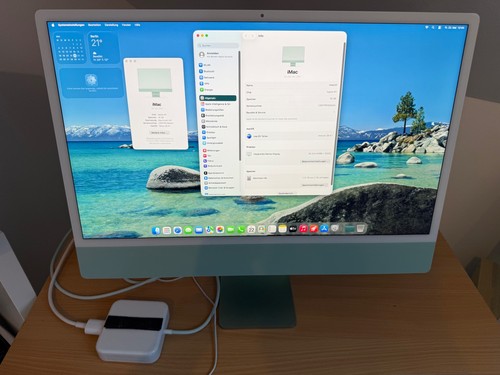 Imac 2021 blau 16gb - m1, (16gb