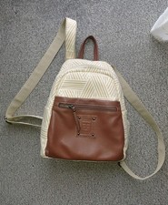 Rucksack Damen  teils  Leder