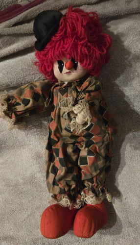 30cm clownpuppe stoffpuppe - 30cm,
