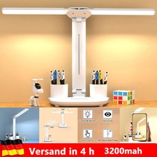 Tischlampe Schreibtischlampe LED Leselampe Büroleuchte Dimmbar USB Stifthalter