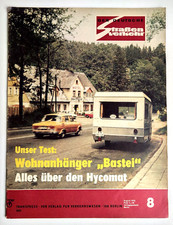 Der Deutsche Straßenverkehr DDR Zeitschrift 1975 Nr. 8 Wohnanhänger Bastei