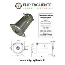 EFEL 36798 36568 12V 0,8KW ELEKTROMOTOR DELCO 19024676 19024728 LAUFSTEG