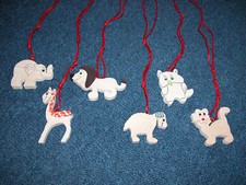 6 Tierhalsketten Kette Holz Kindergeburtstag Mitgebsel