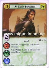 A Game of Thrones - 1x Renly Baratheon  #073