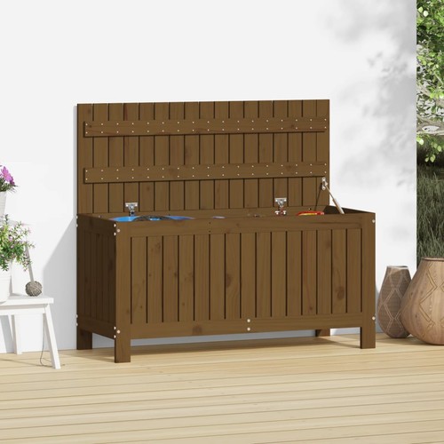 Gartentruhe honigbraun - gartentruhe,