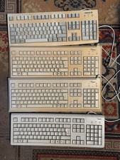 4x vintage Tastatur Siemens Cherry RS 6000 W - PS/2